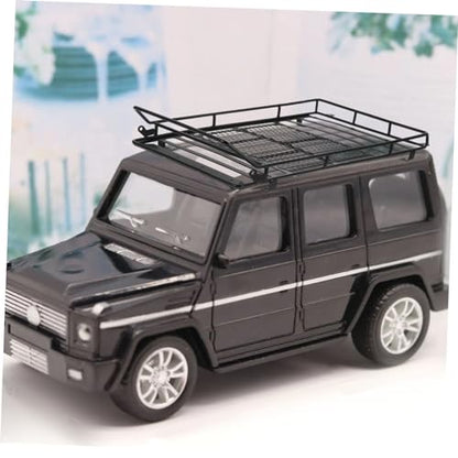 Car Roof Luggage Bracket for Crawler Black Storage Shelf for Simulation Accessories Practical Design for Easy Mounting and Strong Fixation - size: 22.8X14.1cm