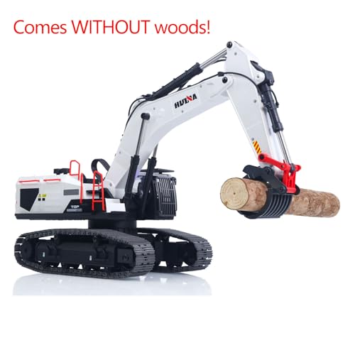 TOUCAN RC HOBBY 1/14 HUINA RC Metal Excavator Model 1594 Radio Light Battery 28CH Sound