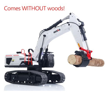 TOUCAN RC HOBBY 1/14 HUINA RC Metal Excavator Model 1594 Radio Light Battery 28CH Sound