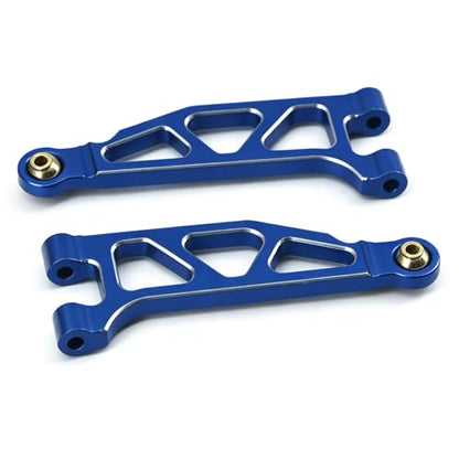 Hobby Aluminum Front and Rear Knuckle Arm Set Steering Set for ARRMA Mini Kraton 3S Speed Truck-ARA2508 Upgrades - Purple (Blue Arm Set)