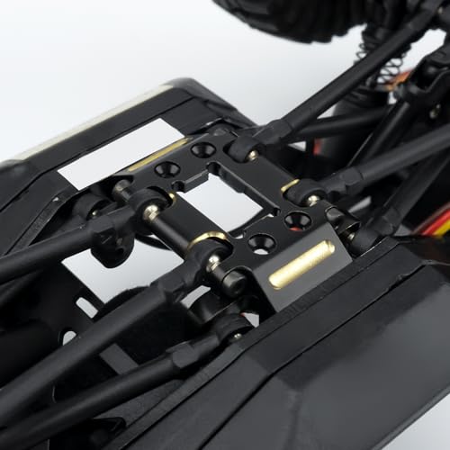 RCHUBAM RC Center Skid Plate Protection with Screw for 1/18 Redcat Ascent | Aluminum,26g Weighted Skid Plate,Counterweight Upgrade Parts