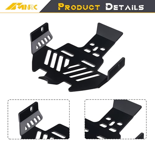 Thickened Heavy Duty Chassis Skid Plate Armor Portector Defend Compatible with TRX4 Series RC Crawler Upgrades Part