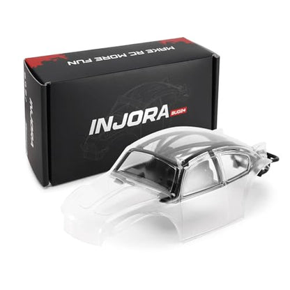 INJORA BUG24 Body for 1/24 Axial SCX24 C10 JLU Bronco Base Camp (Clear) - color: Clear