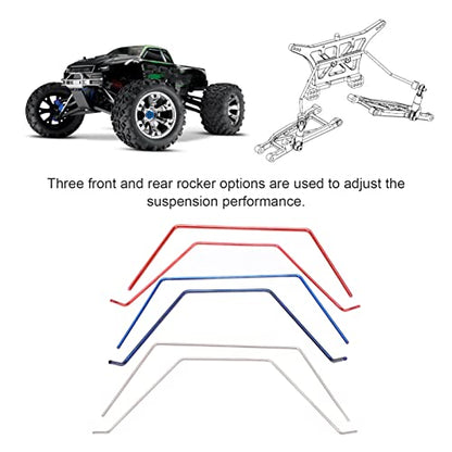 RC Anti Roll Bar Kit, Metal Front and Rear Wide Sway Bar Kit Repair Parts High Hardness Replacement for Slash 2WD for 1/10 RC Car