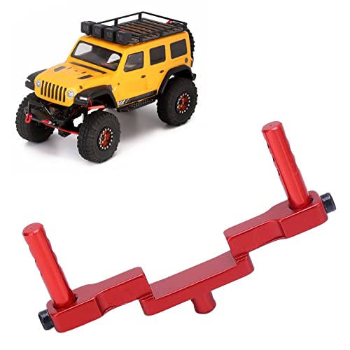 RC Body Post Mounts, CNC Machined Aluminum Alloy RC Front Mount Shell Column Compatible with SCX24 1/24 RC Cars Adhesivetapes Body Parts(Red¡ê?