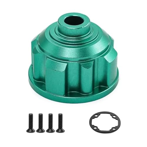 RC Cars Parts For Traxxas For Maxx 2.0 Maxxslash 1/10 Aluminium 7075 Front/Rear Diff Case Rc Car Monster Truck-89076-4 Part(Green) - color: Green