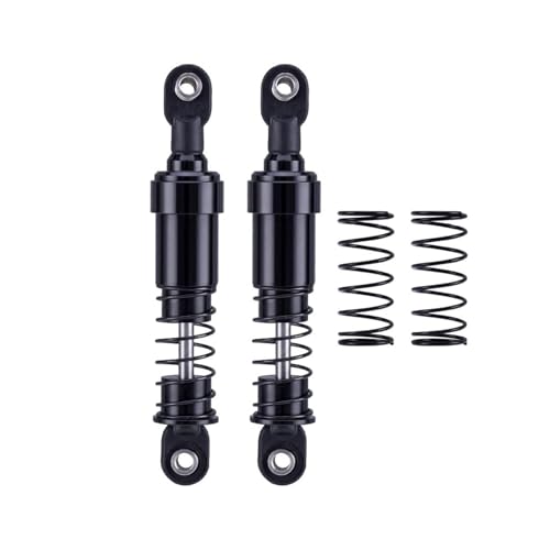 75mm-115mm Bore Shocks, RC Crawler Shocks for 1/10 RC Crawler LCG Chassis Gspeed V3 Element Enduro SCX10 TRX4 Gamde R1 Comp Builds DIY (Black 85mm 2pcs) - color: Black 85mm 2pcs