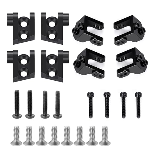 Aluminum Upper Shock & Lower Link Mount Fixed Set | For Losi 1/18 Mini LMT 4WD 4X4 Brushed Monster, RC Truck, Upgrade Parts