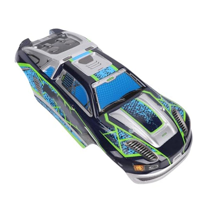SUNGOOYUE 1/16 Body Shell Rc Car Body Shell, Replacement for Scy16101 Scy16102 1:16 Offroad Trucks, with Graffiti Design (Blue) - color: Blue