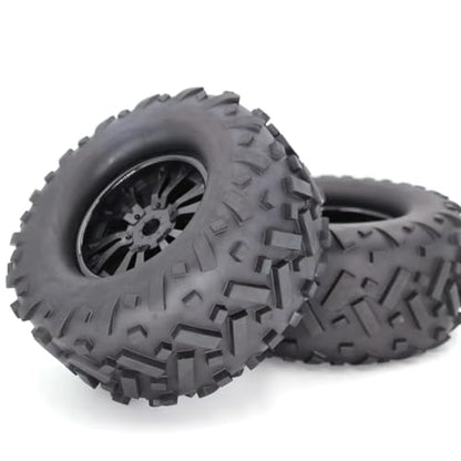 Compatible with 1/8 RC Car Modified Parts 170MM 2PCS Tire for Buggy Scale Truck Banner Wilderness Tires Wheels Hub RC Assortment