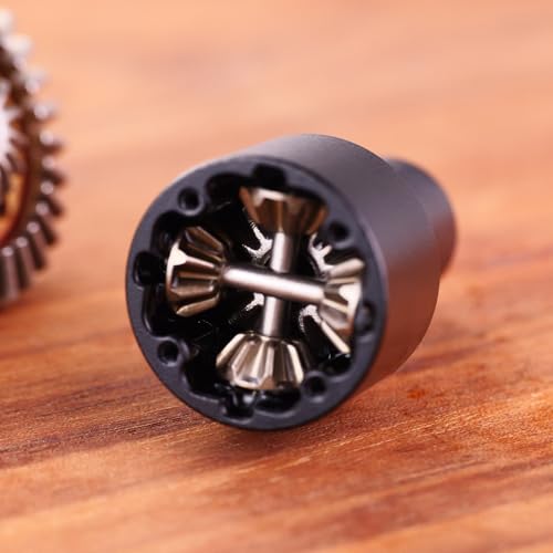 45# Steel Differential Diff Gear for 1/16 H16207 16208 16209 16210 H16H H16E H16P H16BM H16BM H16GT H16DR Series Upgrades Part Black - color: Black