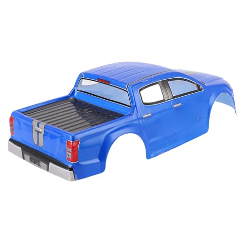 Vikye 1/10 RC Car Body Shell, Lightweight Replacement Cover Case with Clear Patterns, for 26cm Wheelbase On Road Cars (Blue) - color: Blue