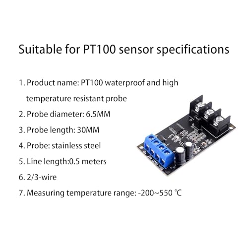 PT100 Metal Sensors RS485 Transmitter Wide Temperature Ranges High Reliability for Automotive Electronics Temperature Transmitter for Industrial Electronics
