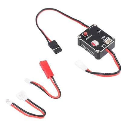2700KV Brushless Motor ESC Combo for 1/24 1/18 SCX24 RC Car | 15A Brushed ESC Plug and Play Upgrade High Efficiency Low Noise Alloy