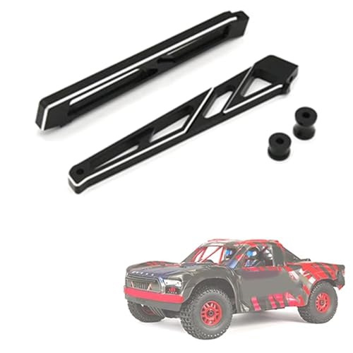 RC Car Parts Compatible with Arrma for Mojave 6S 4WD for BLX 1/7 RC Truck Car Upgrade Parts Metal Front and Rear for Chassis Brace Support with Collar