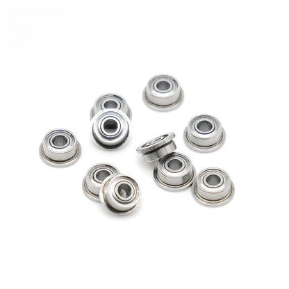 MF63ZZ Flange Bearing 3x6x2.5 mm ABEC-9 (10 PCS) Miniature Flanged MF63 Z ZZ Ball Bearings - size: MF63ZZ 3x6x2.5