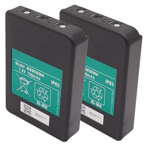 2Pcs Replacemen Batteries for for 7.2V 750mAh MBM06MH NIMH Autotek Remote Control Battery