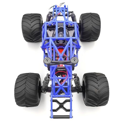RC Rear Frame Brace Aluminium Alloy Rear Chassis Frame Brace Rear Support Bracket Comaptible with LOSI 1/18 Mini LMT 4WD RC Monster Truck Upgrade Part