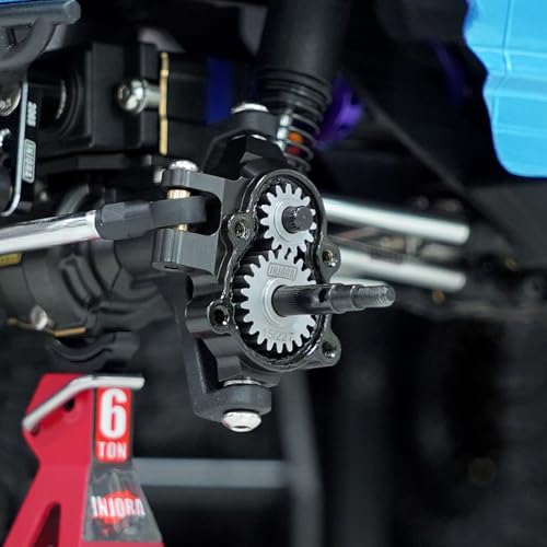 INJORA Stainless Steel 14/23T Stock Portal Gears Set for 1/18 RC Crawler Redcat Ascent-18 Upgrade, 2 Sets - size: 14/23T*2