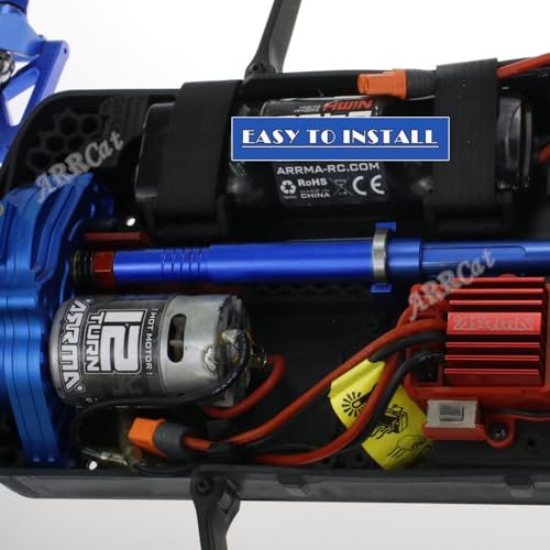 Aluminum Comp Center Slider Driveshaft Upgrades Part for 1/10 Senton 4X4 3S Blx&550, Alloy Centor Drive Shaft for Senton 4X4 3S Blx&550,Navy Blue - color: Dark Blue-upgrades Driveshaft