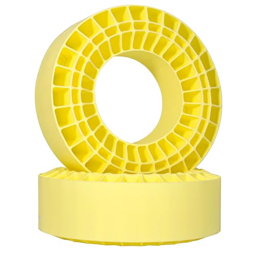 4PCS RC Silicone Tire Inserts for 1/10 Crawlers 132-134mm 2.2" Tire | Soft Silicone Rubber Peplaces Foam.Waterproof Provides Traction & Sidewall Support Fits 2.2" Tires