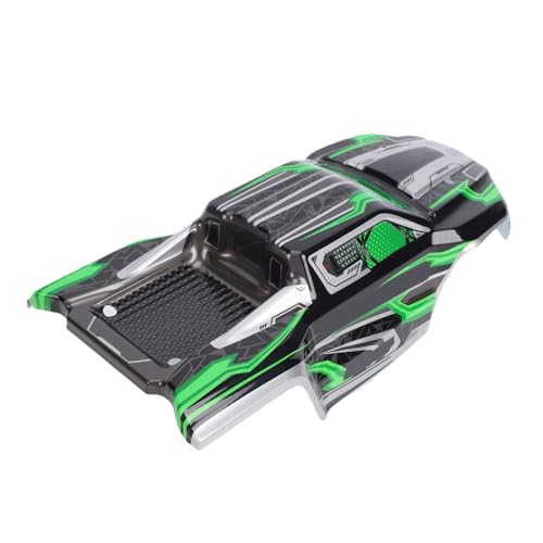 SUNGOOYUE 1/16 Body Shell Rc Car Body Shell, Replacement for Scy16101 Scy16102 1:16 Off Road Trucks, with Graffiti Decals and Mounting Pins (Green) - color: Green