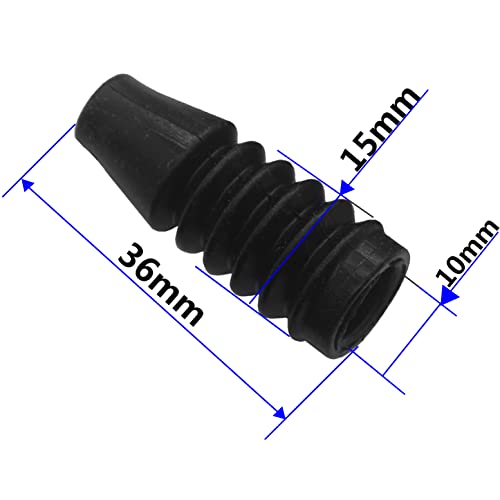 4Pack Share Goo Absorber Shock Damper Absorption Cover Dust-Proof Boots Compatible with Kyosho Hobao HPI Team-c HSP 1/8 RC Off-Road Monster Short-Course Truck (36mm) - size: 36mm