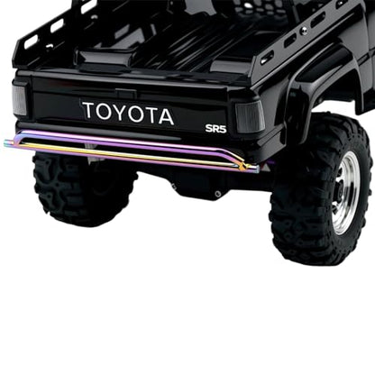Colorful Electroplating Metal Front and Rear Bumpers Set for 1/18 HPI Venture18 Upgrade Parts
