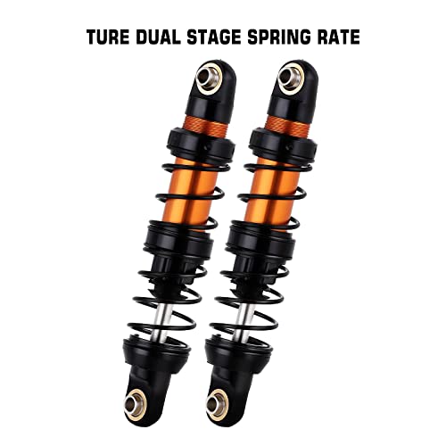 INJORA RC Shock Absorber 4pcs RC Damper for 1/10 RC Crawler Car Axial SCX10 90046 AXI03007 TRX4 TRX6 (70mm) - size: 70mm