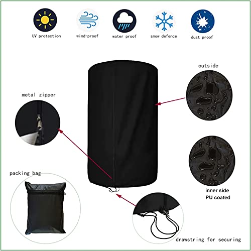Tire Covers for Storage Large Tire Storage Bags Waterproof for Outdoor Indoor Update (Holding 4 Tires Up, Diameter 33")