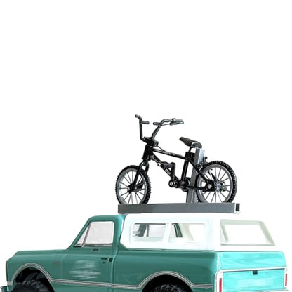 Bike Rack Upgrade Parts Accessories for SCX24 C10 （NO Truck Included） RC Crawler 1/24 Scale Model Decoration (Rear Mount)