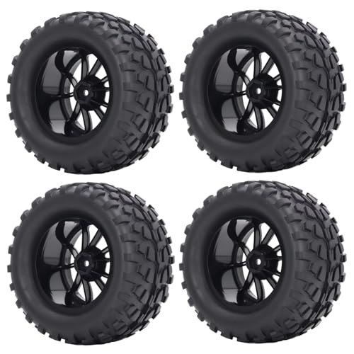Rc Accessories for Axial for Hsp for Redcat for Hpi 10 1/10 Hole Wheel Hub RC Car Tires 12mm Hex Truck Wheels
