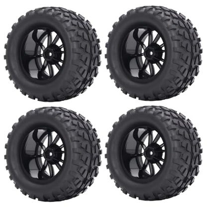 Rc Accessories for Axial for Hsp for Redcat for Hpi 10 1/10 Hole Wheel Hub RC Car Tires 12mm Hex Truck Wheels