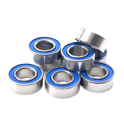 MR84RS Bearing 10PCS 4x8x3 mm Electric RC Car Truck MR84 RS 2RS Ball Bearings MR84-2RS Blue Sealed(695RS 5x13x4) - size: 695RS 5x13x4