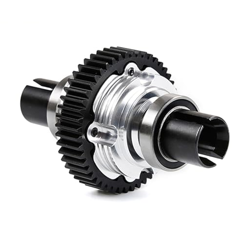 CNC Metal Complete Differential Diff.Gear Set (Silver) | for 1/5 Hpi Rofun Baha King Motor Rovan Baja 5B 5T 5Sc Truck Rc Car Parts - color: Silver