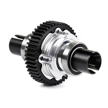 CNC Metal Complete Differential Diff.Gear Set (Silver) | for 1/5 Hpi Rofun Baha King Motor Rovan Baja 5B 5T 5Sc Truck Rc Car Parts - color: Silver