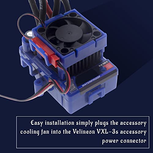 GLOBACT VXL-3s ESC Cooling Fan for 1/10 Traxxas Slash Stampede Rustler 4X4 | Replace 3340