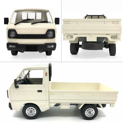D12 RC Pickup Truck 1/10 Scale Racing Drift Cars RC Vehicle Climbing Car for Adults, Throttle & Steering Control Cargo Truck Van Toy with Led Lights