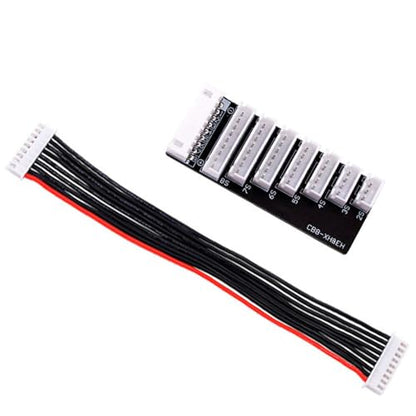 2-8S Lipo Balance Charging Board XH Connector for iCharger 308 406 408 Duo | Supports 2S-8S Lipo/LiHv, XH connector plug, works with Icharger 308/406/408 Duo ISDT Charger, 22AWG silicon wire,lightweight