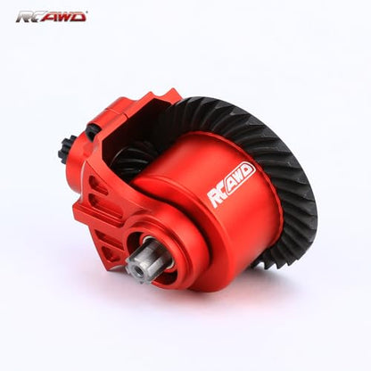 RCAWD 30K Oil, 20% Faster, 40CrMo Gear, Front Rear Diff Set 34T 13T, Enlarged Spiral Teeth for Big Rock, Granite, Senton, Vorteks, Typhon, Infraction, Vendetta 3S & Kraton Outcast Mojave 4S
