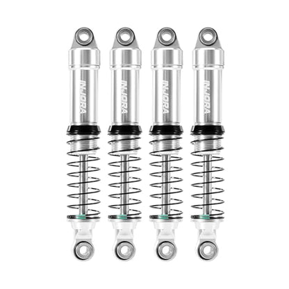 INJORA Silver Aluminum LS 59mm Oil Shock for Redcat Ascent-18 HPI Venture18 - color: Silver