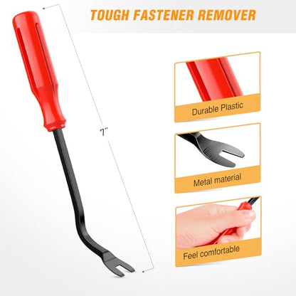 GOOACC 180PCS Car Bumper Retainer Clips Bumper Fender Liner Kit for Lexus Toyota 4Runner Tacoma RAV4 Scion 75495-35010 75397-35010 90189-06065 90189-06013 90189-06028 90467-07201 90467-10188 - color: 180 Clips + 1 Tools