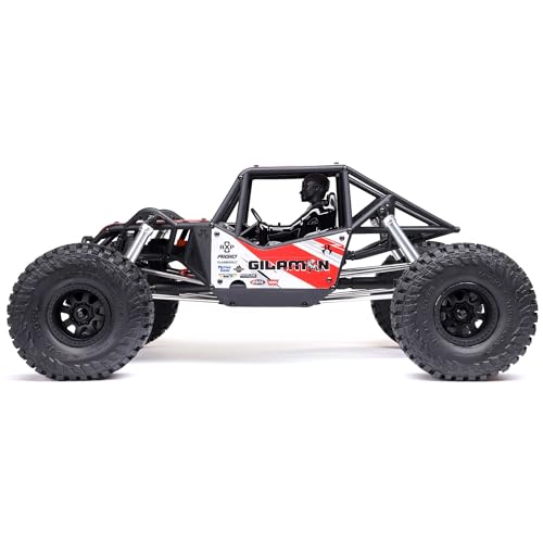 Axial AXP8 Gilamon 1/8 RC Crawler 2.2 4X4 RTR Trail Buggy, Red | Brushed, AXI-1207T2, Battery and Charger Not Included - color: Red