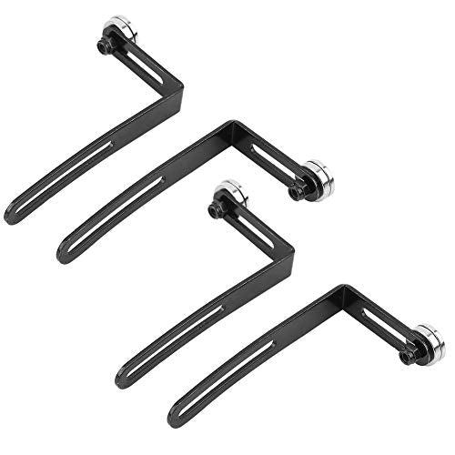 RC Car Body Shell Mount Bracket, 4Pcs Body Shell Mount L Bracket with Magnet for Axial SCX10 1/10 Scale RC Crawler