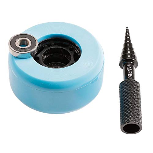 RC Bearing Removal Tool Cross Wrench 2MM-14MM for RC Car Skateboard(Black) | Ball Bearing Driver Install Remove Tool Mini Cross Tool Aluminum Alloy, Aesthetically Pleasing and Compatible - color: Black