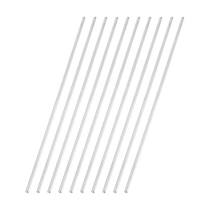 MECCANIXITY 10 Pack Dowel Pin Wheel, 2x100mm Steel Hex Wheel Hub Nut Pin Replacement for DIY RC Car Truck Boat Helicopter Model Part, Silver - size: 2x100mm