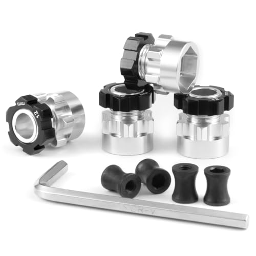 RC Hex Hub 12mm(+6mm) Brass Wheels Hex Hub Extension Hex Drive Adapter for Tra-xxas Slash 4X4 VXL