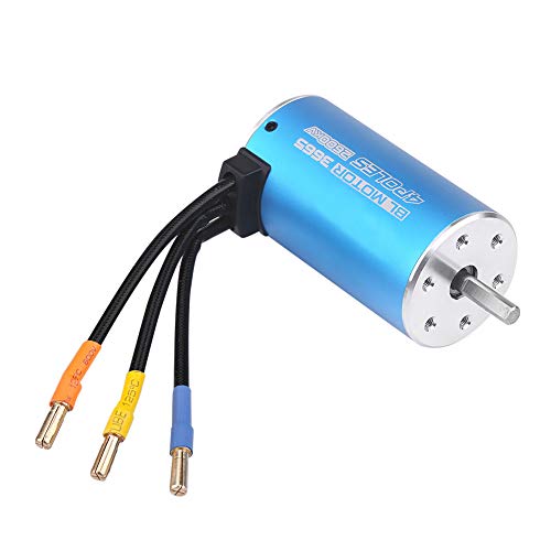 DAN&DRE Rc Brushless Motor Esc Combo Surpass 3665 2600Kv 4 Pole Brushless Motor for Remote Control Car Rc Boat