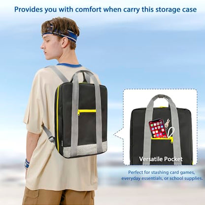 Monster Trucks Storage Backpack,Versatile Backpack and Carrying Case with Front Compartment and 2 Storage Pages for 36 Monster Trucks - Ultimate Monster Trucks Holder, Organizer