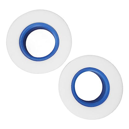 Semme 2PCS Dual Stage RC Car Tire Foam for 2.2 Inch RC Crawler Tires Soft Sponge Foam 130mm Outer Diameter for /10/8 Scale Vehicles Red (Blue)